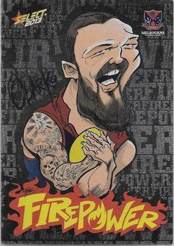 2013 Select AFL Champions - Firepower Caricatures #FC33 Mitch Clark Front